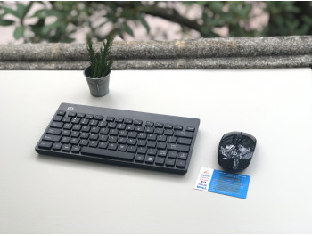 Bộ bàn phím chuột không dây Chính Hãng  FORTER 1500 Cao Cấp, Màu Đen