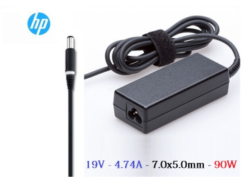 Sạc laptop HP 19V - 4.74A - 90W  - Chân kim to thông dụng - chính hãng