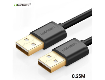 new - Dây Cáp USB 2 đầu đực - Dài 0.25M UGREEN US102 10307 - Cap cấp