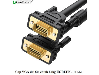 new - Cáp VGA dài 5M chính hãng Ugreen UG-11632