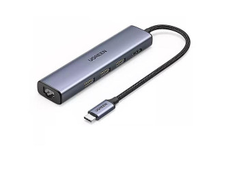  new - Bộ chuyển USB C to HDMI+USB 3.0+LAN 1Gbps Ugreen 20934