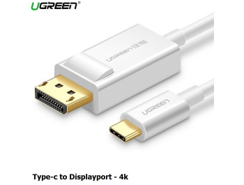 new - Cáp chuyển đổi Type-C to Displayport dài 1,5m Ugreen 40420