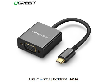 new - Cáp chuyển USB-C to VGA Chính Hãng UGREEN 50250