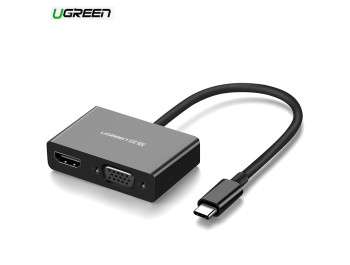 new - Cáp Chuyển Đổi USB Type-C Sang Vga HDMI UGREEN 50251 - UGREEN 50251 CAO CẤP