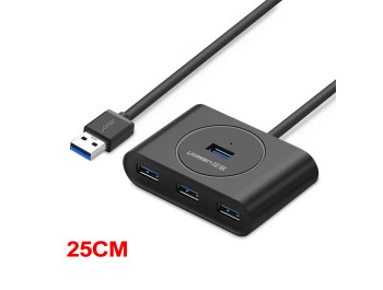 new - Bộ Chia USB 1 Ra 4 Cổng USB Chuẩn 3.0 UGREEN 50263