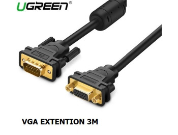 new  - Cáp VGA nối dài 3m Chính hãng UGREEN 30745 - UGREEN 30745