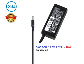 SẠC LAPTOP DELL 19.5V-4.62A 90W - CHÂN KIM NHỎ - CHÍNH HÃNG