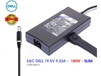 SẠC LAPTOP DELL 19.5V 9.23A 180W SLIM - CHÂN KIM TO - CHÍNH HÃNG