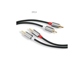 new - Cáp loa AV 2 đầu hoa sen 0.5M UGREEN 50285 - AV104 2RCA cao cấp