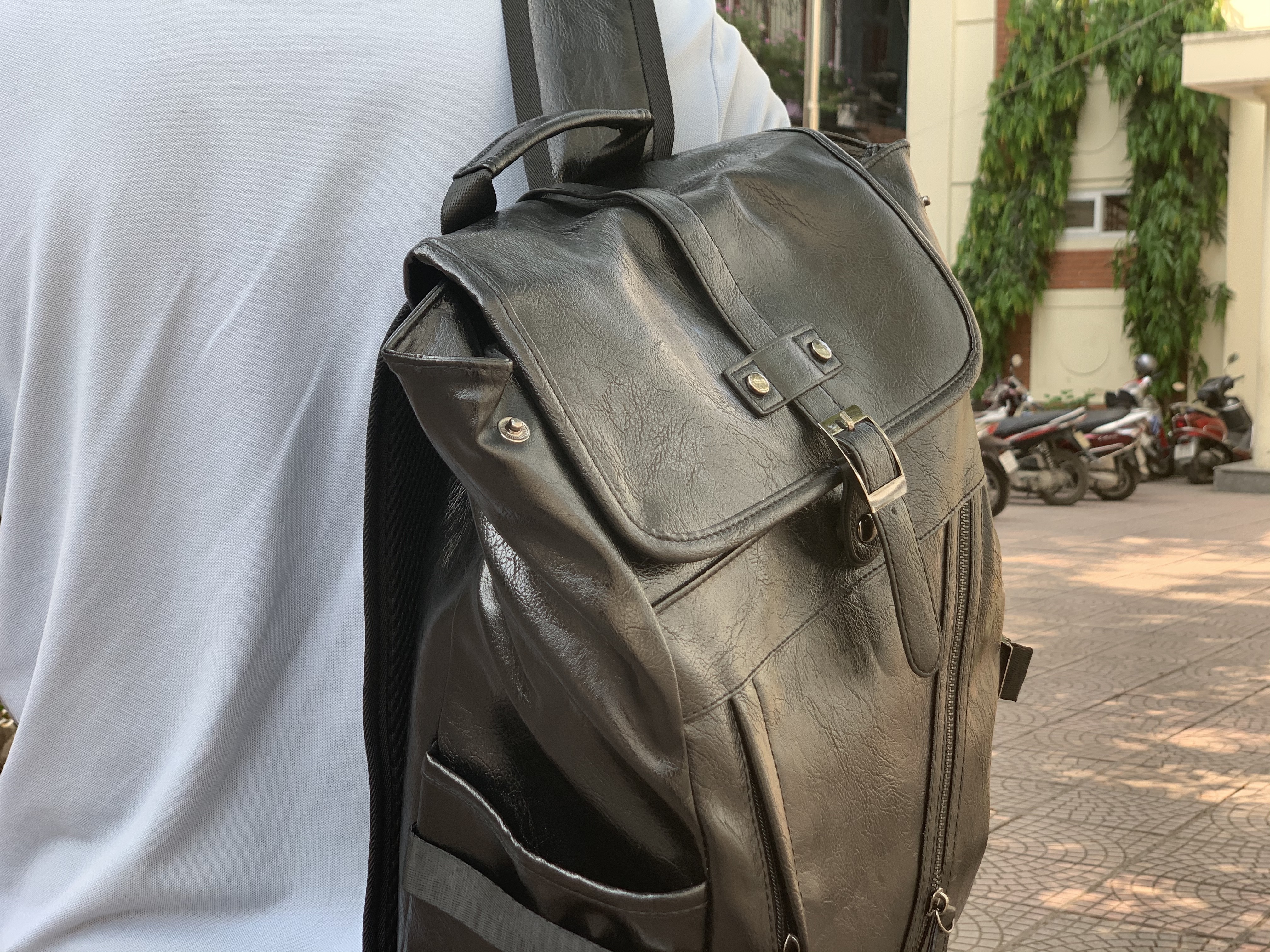 Balo Da đựng laptop 15.6"inch - Thời trang - Cao cấp - AL11