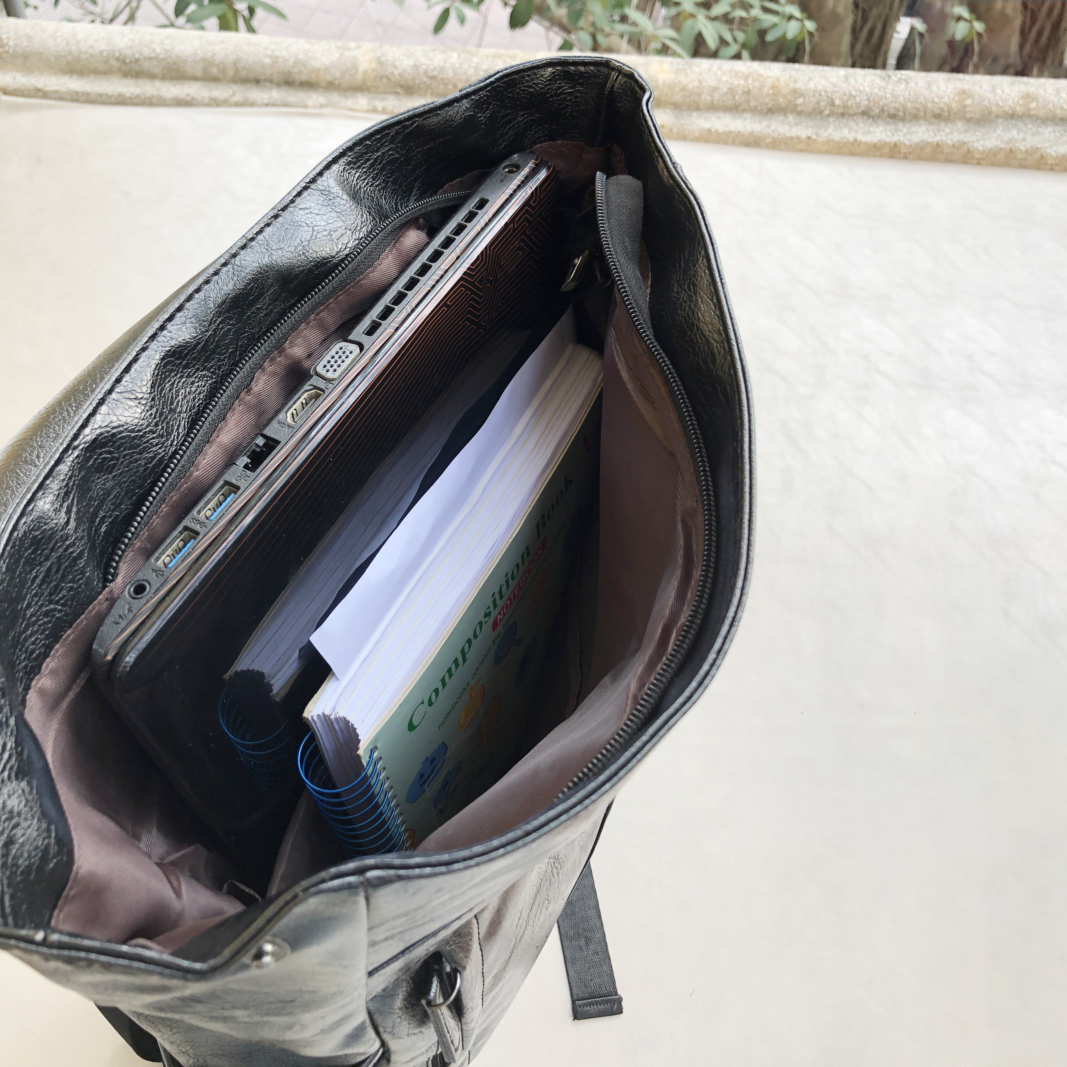 Balo Da đựng laptop 15.6"inch - Thời trang - Cao cấp - AL11