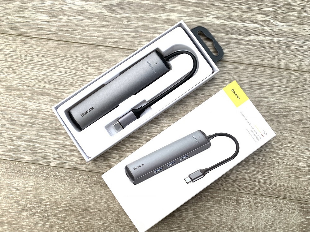 Bộ chuyển đổi Type-C 1 ra 6 - Baseus CAHUB-J0G  - GN33A2