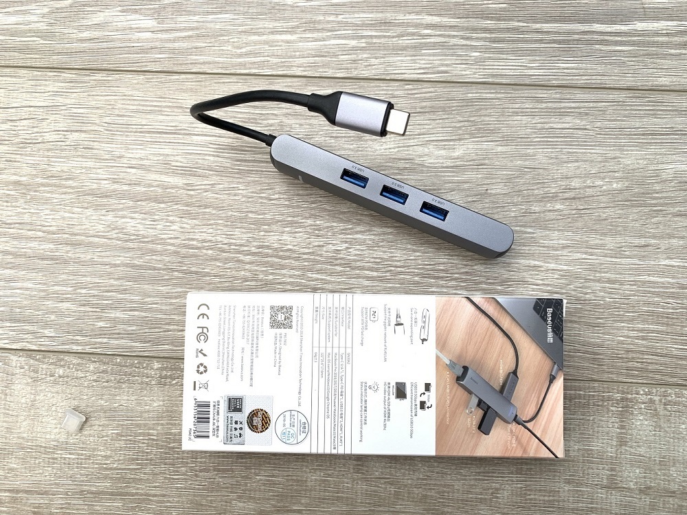 Bộ chuyển đổi Type-C 1 ra 6 - Baseus CAHUB-J0G  - GN33A2