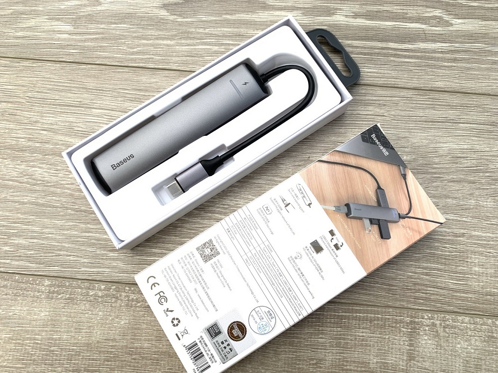 Bộ chuyển đổi Type-C 1 ra 6 - Baseus CAHUB-J0G  - GN33A2