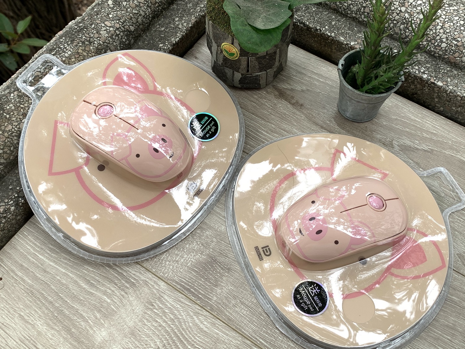 Chuột không dây cao cấp Forter E680 - Hồng - Chính hãng