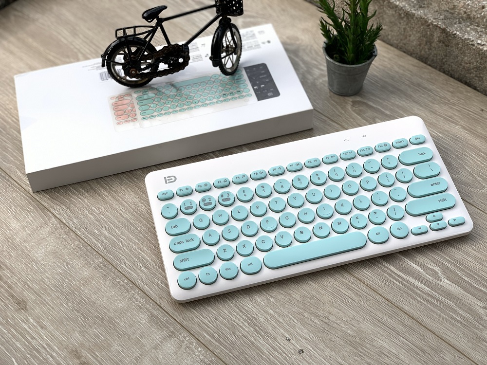 Bàn phím FD Wireless & Bluetooth iK6620d - Green