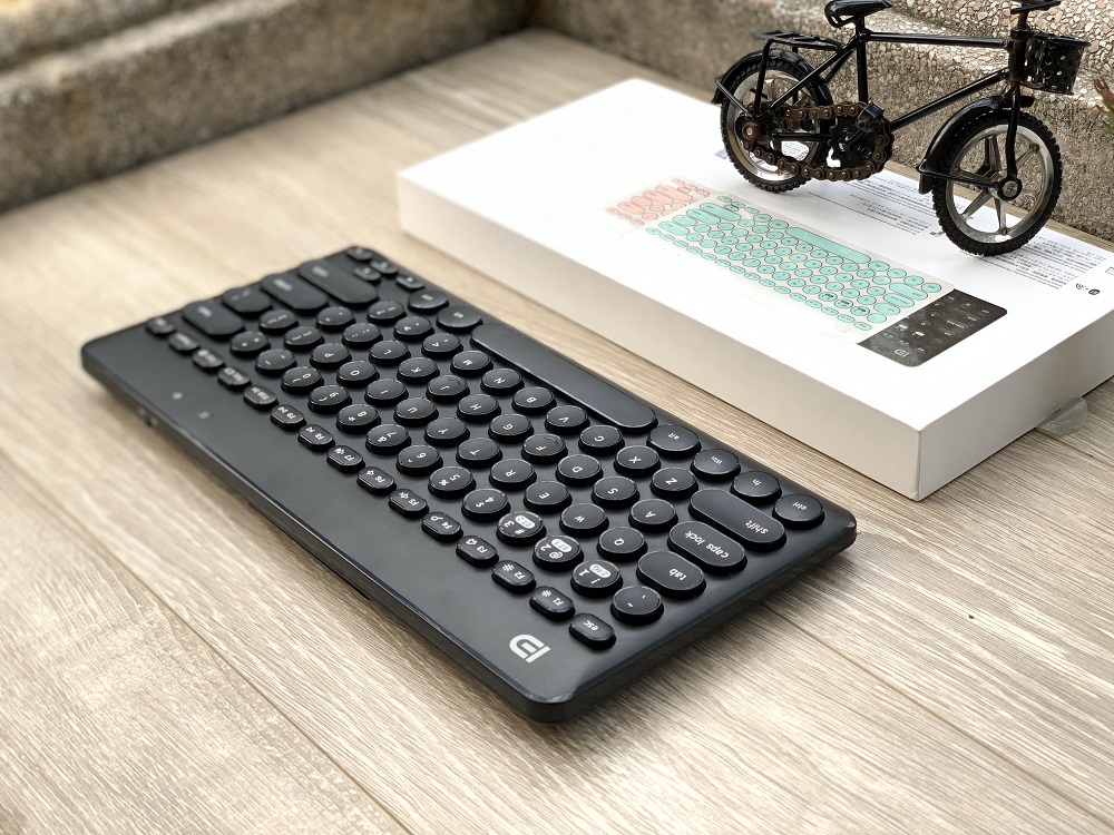 Bàn phím FD Wireless & Bluetooth iK6620d - Black
