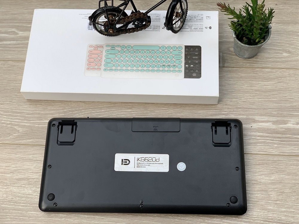 Bàn phím FD Wireless & Bluetooth iK6620d - Black