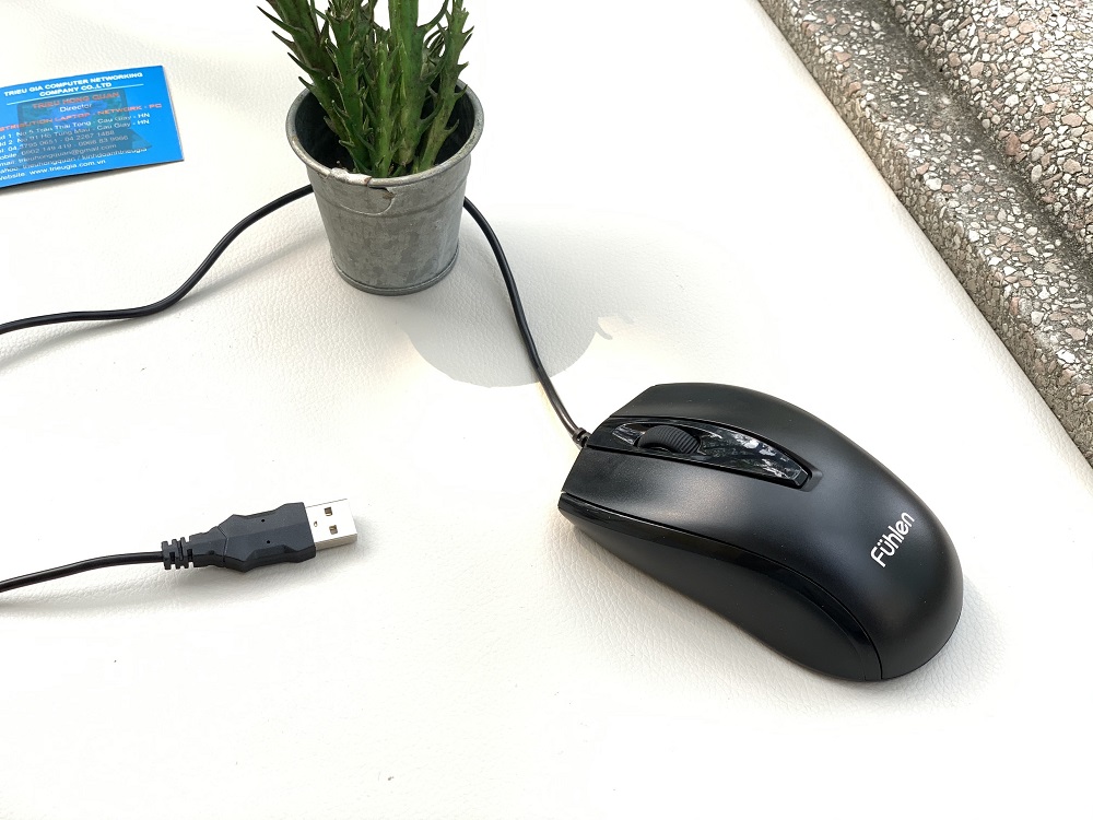 Chuột quang dây Fuhlen L102 Optical Black USB