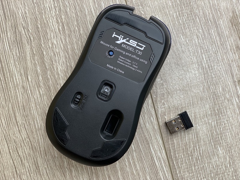 Chuột HYSJ T30 không dây – Pin sạc  – Chính hãng 
