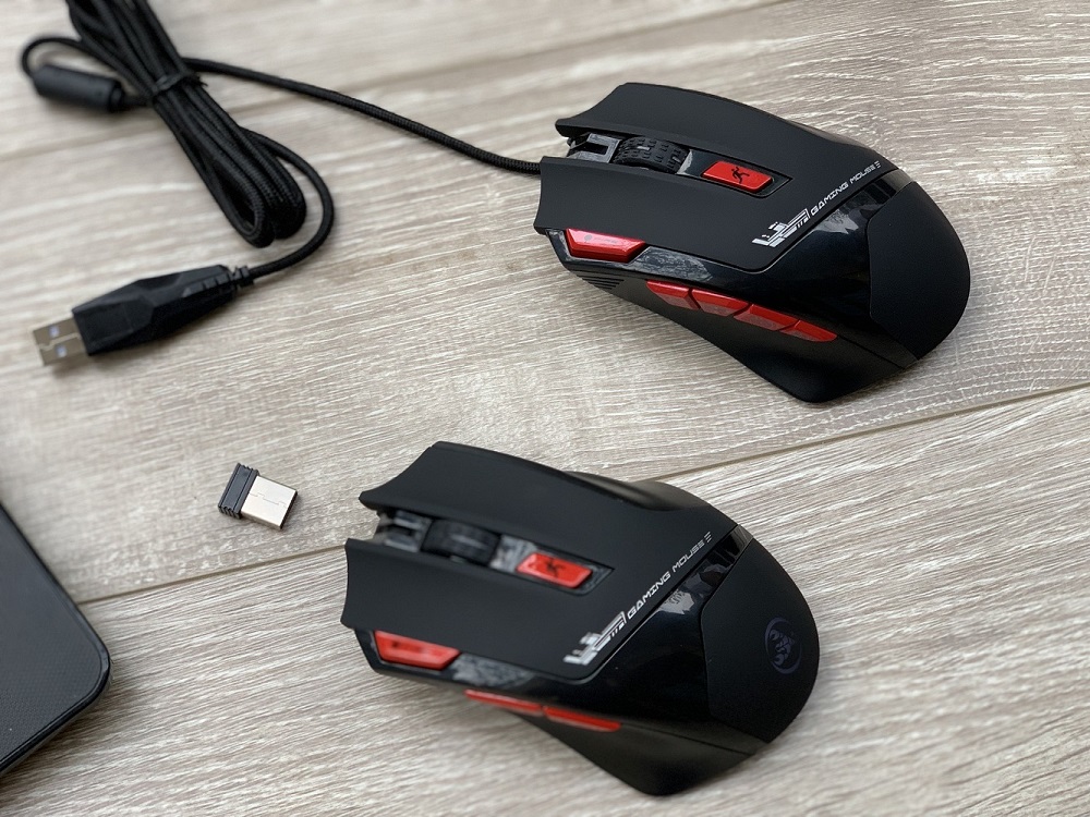 Chuột Gaming HYSJ T88 không dây – Chính hãng – Chơi game cực thích 