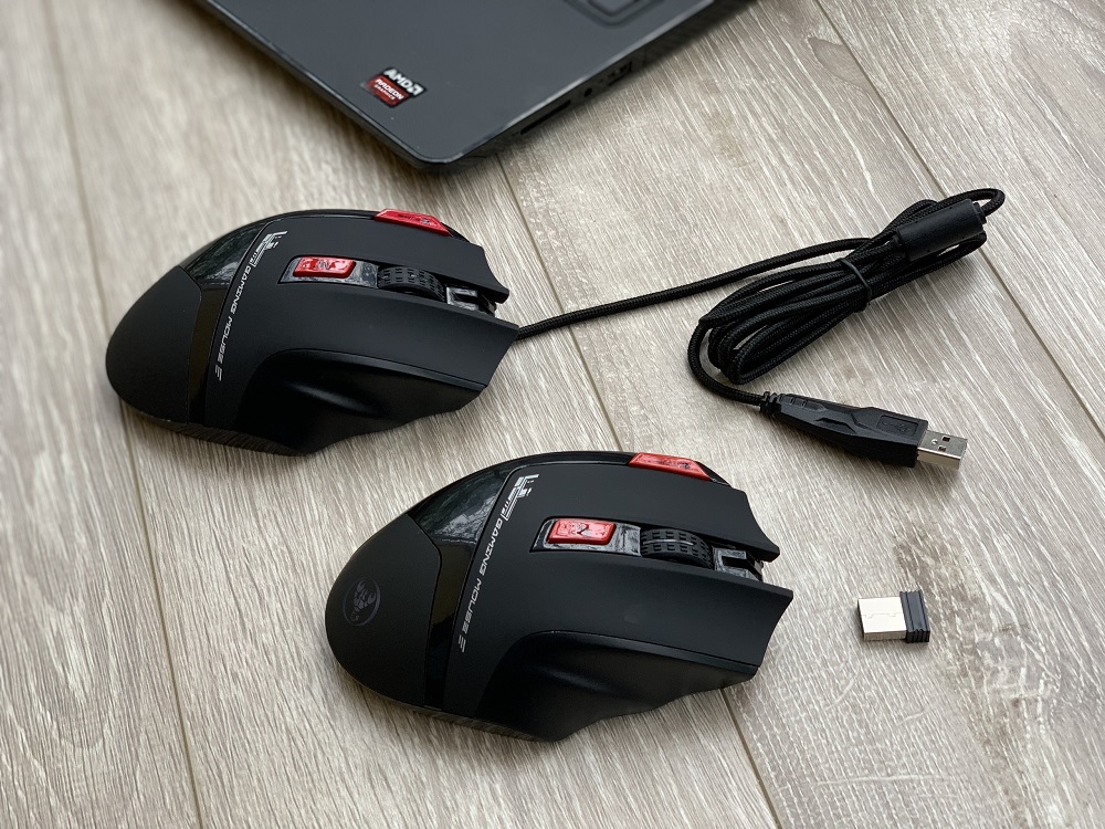 Chuột Gaming HYSJ T88 không dây – Chính hãng – Chơi game cực thích 