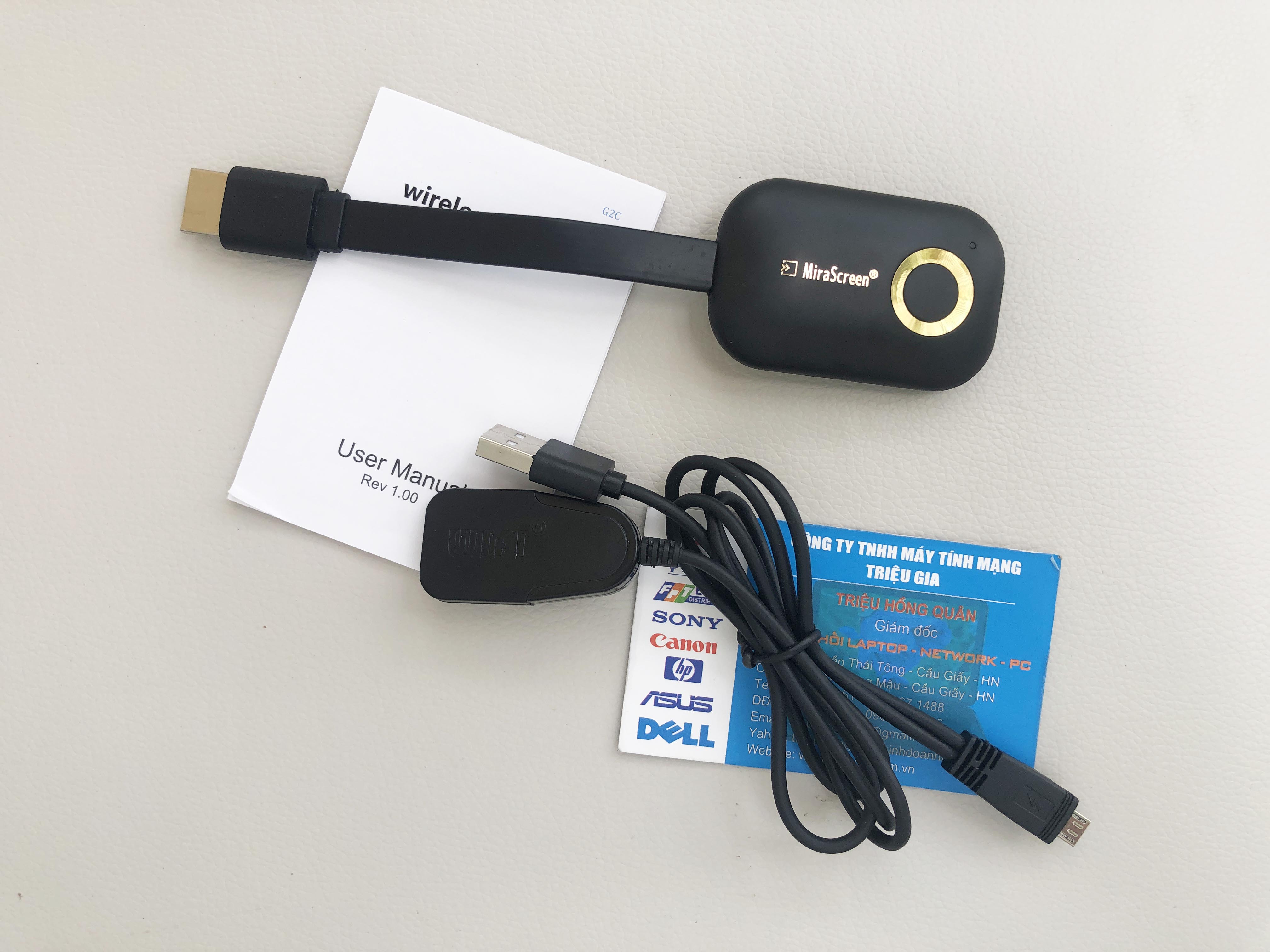 Bộ thu màn hình không dây MiraScreen G9 - Chuẩn HDMI 1080P
