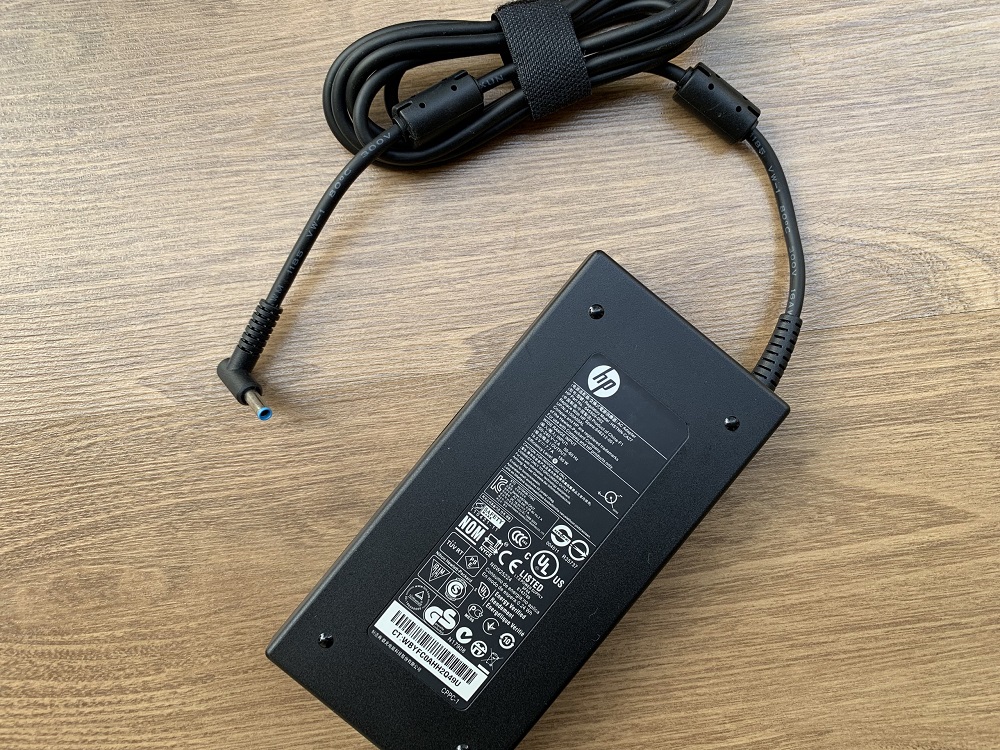 Sạc Laptop HP 19.5V-7.7A Đầu Kim Nhỏ xanh Slim