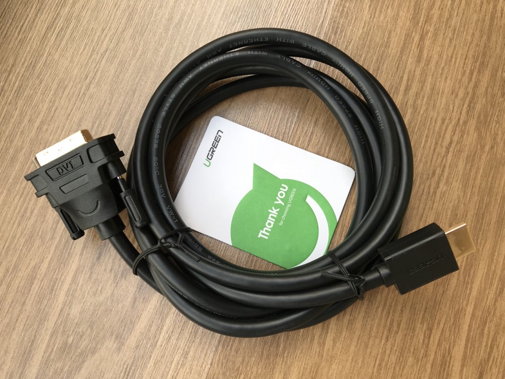 new - Cáp chuyển đổi HDMI to DVI 24+1 dài 2m HD106 Ugreen 10135
