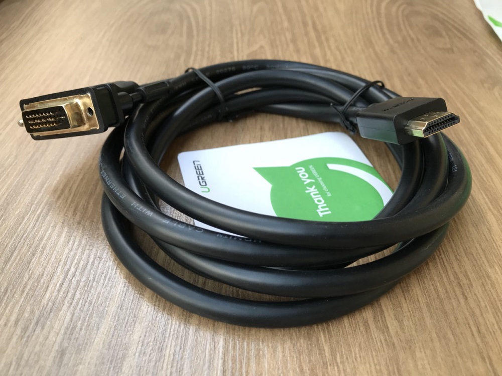 new - Cáp chuyển đổi HDMI to DVI 24+1 dài 2m HD106 Ugreen 10135
