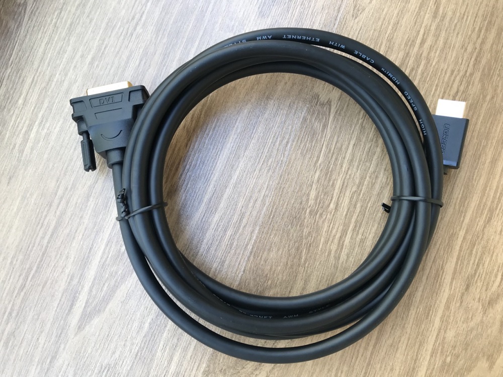 new - Cáp chuyển đổi HDMI to DVI ( 24+1 ) dài 3m Ugreen 10136