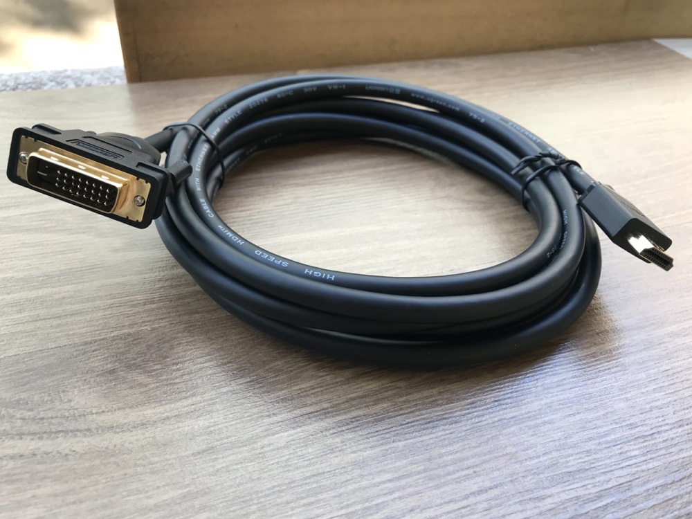 new - Cáp chuyển đổi HDMI to DVI ( 24+1 ) dài 3m Ugreen 10136