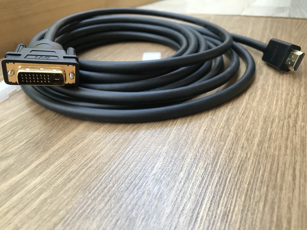 new - Cáp chuyển đổi HDMI to DVI ( 24+1 ) dài 5m chính hãng Ugreen 10137