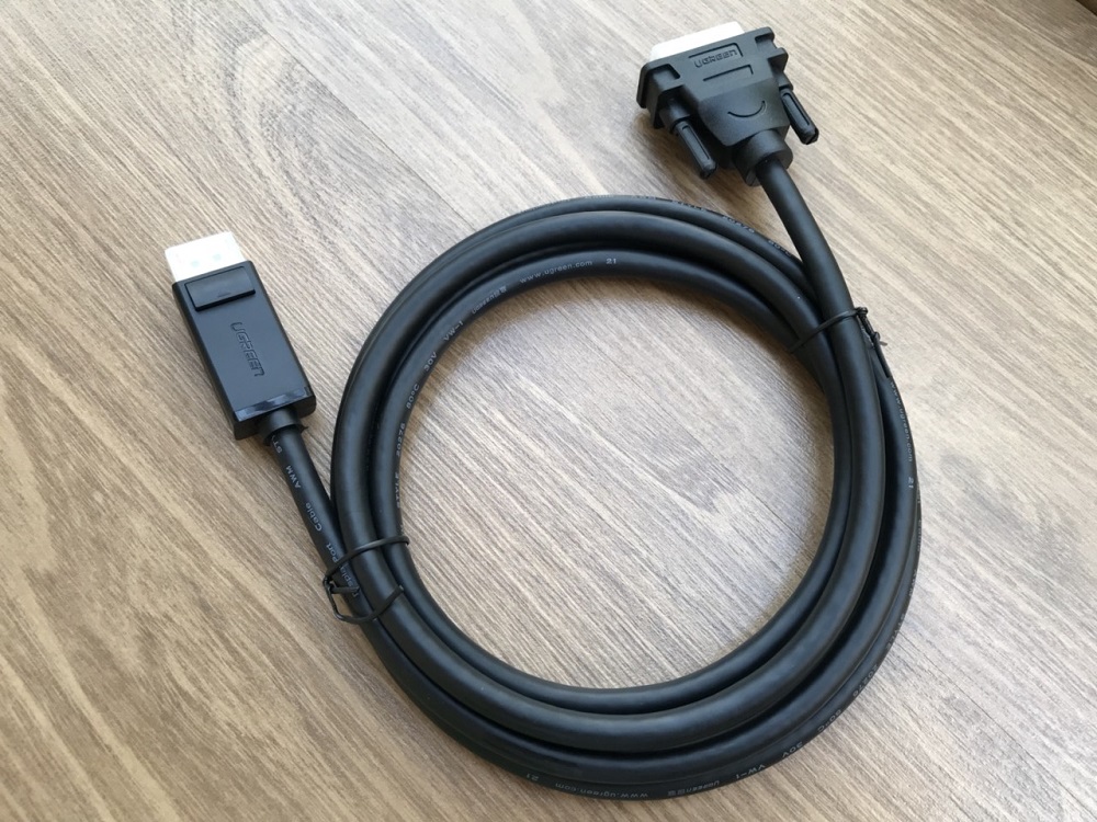 new - Cáp chuyển Displayport to DVI 24+1 dài 2m chính hãng Ugreen 10221