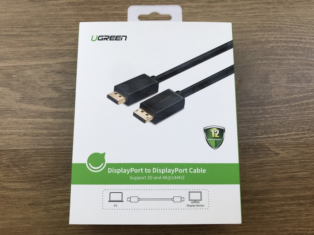 new - Cáp Displayport to Displayport Dài 1M Chính Hãng Ugreen 10244