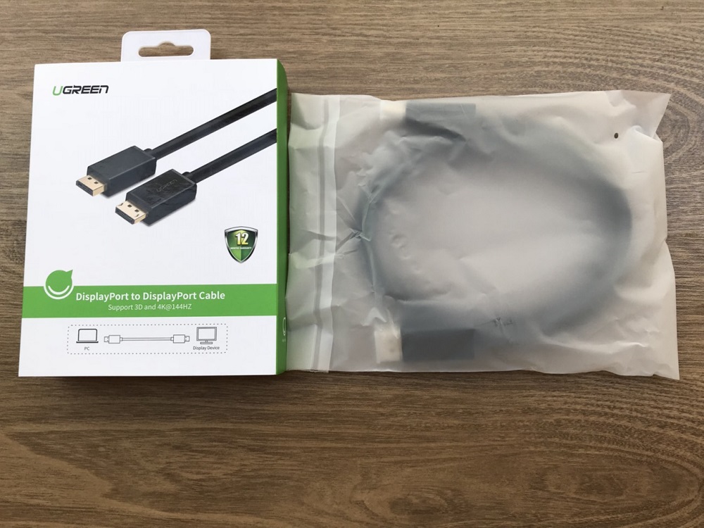 new - Cáp Displayport to Displayport Dài 1M Chính Hãng Ugreen 10244