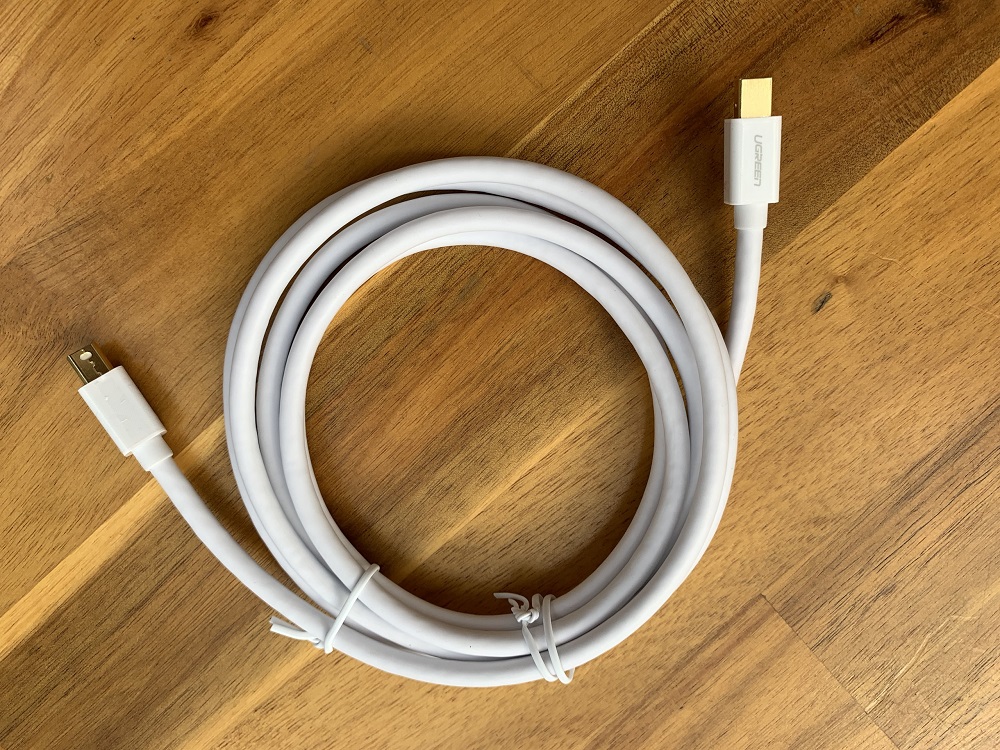 new - Cáp Mini Displayport 2M Ugreen 10429 hỗ trợ 2K full HD cao cấp