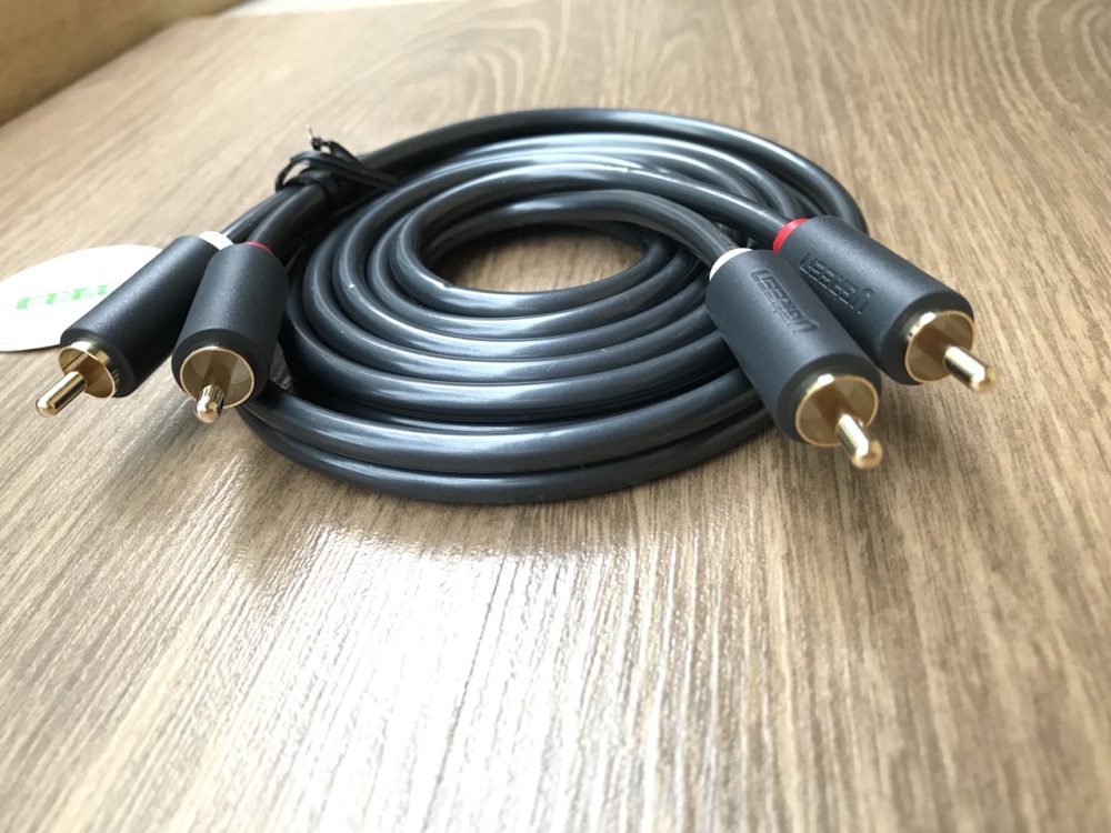 new - Cáp AV hoa sen 2 đầu RCA dài 1,5m chính hãng Ugreen 10517