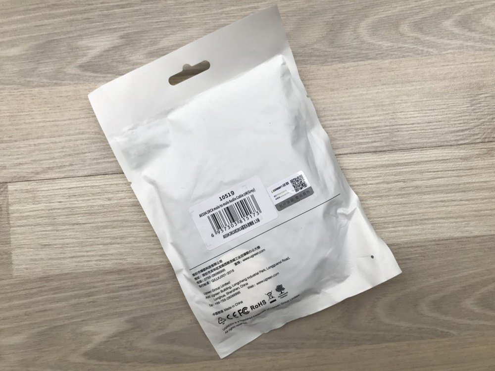 new - Cáp loa AV 2 đầu hoa sen 3M UGREEN 10519 - AV104 2RCA cao cấp