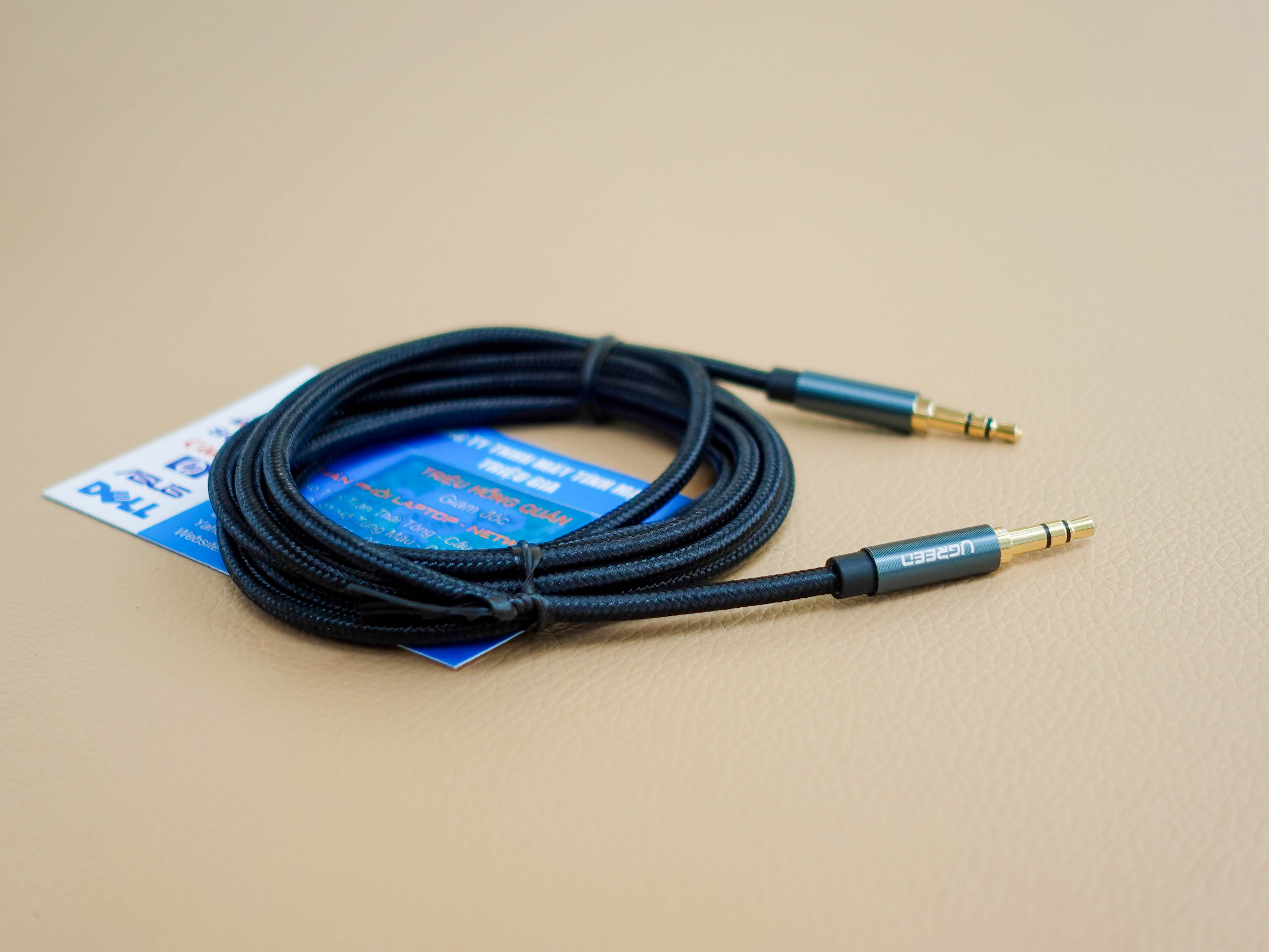  new - Dây Loa AV 3.5mm M to M Ugreen 10685 dài 1M cao cấp - Ugreen 10685 AV112