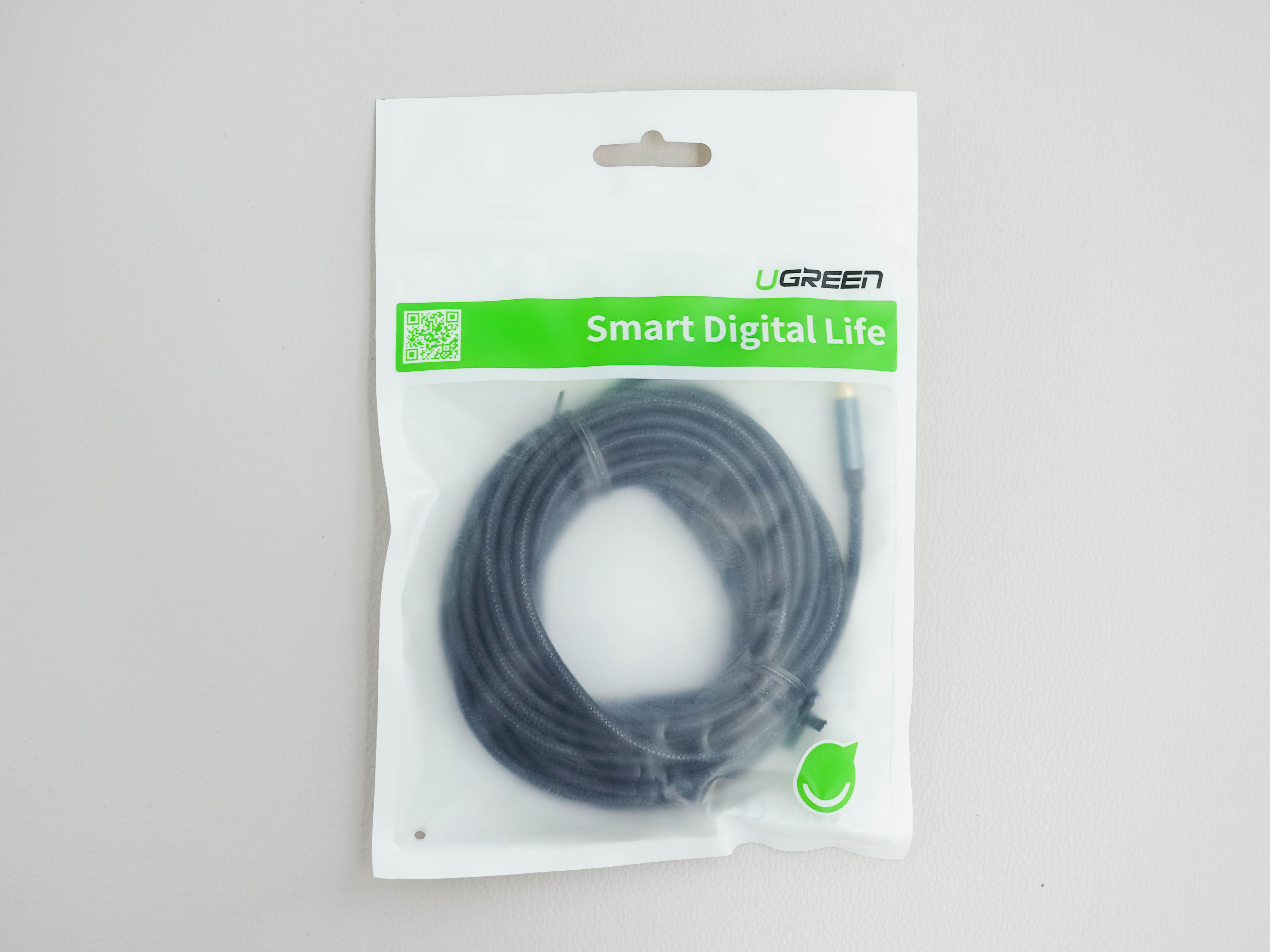  new - Dây Loa AV 3.5mm M to M Ugreen 10689 dài 5M cao cấp - Ugreen 10689 AV112
