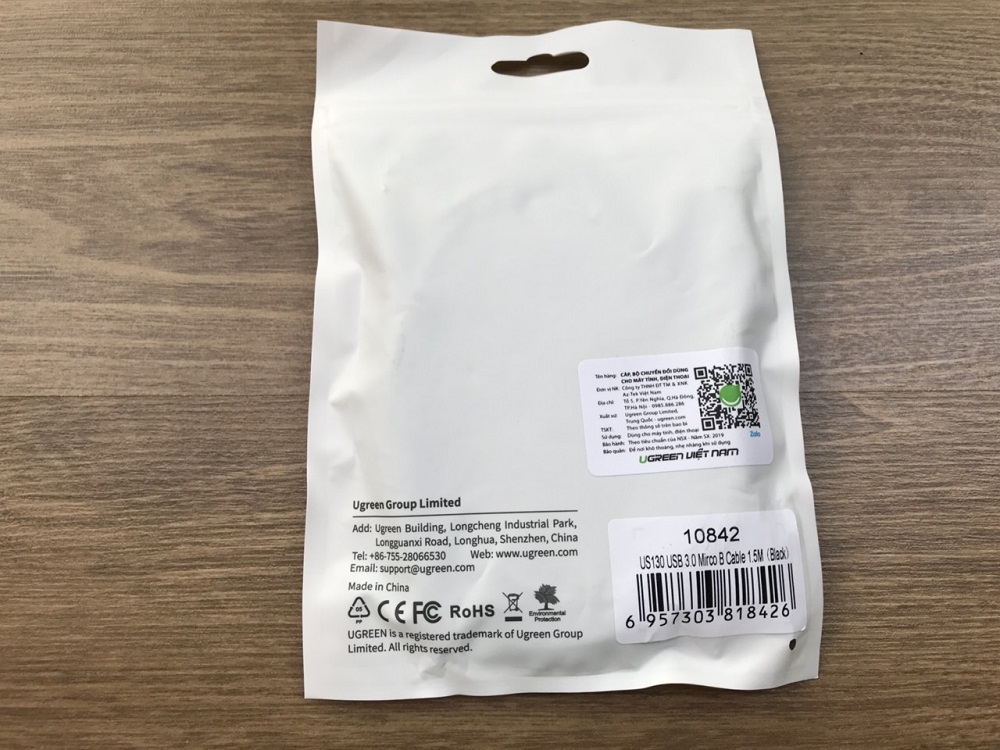 new - Cáp Micro USB 3.0 Dài 1,5M Ugreen 10842 Cao Cấp