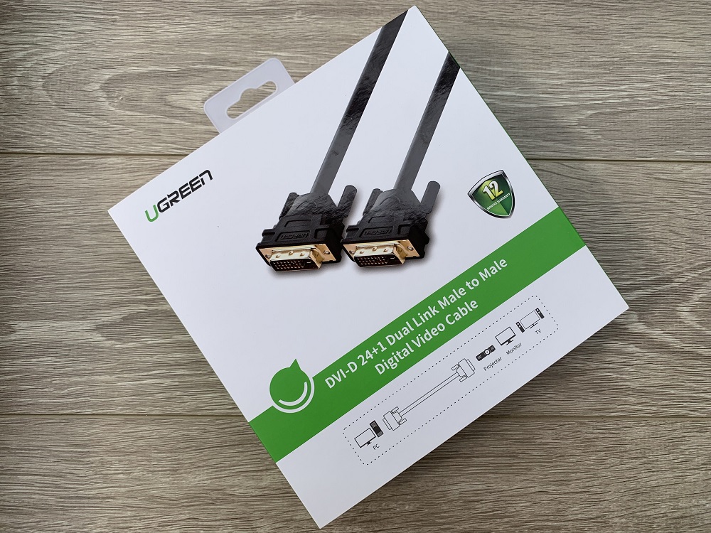 new - Cáp DVI to DVI 24 + 1 dài 3m Chính hãng Ugreen 11607