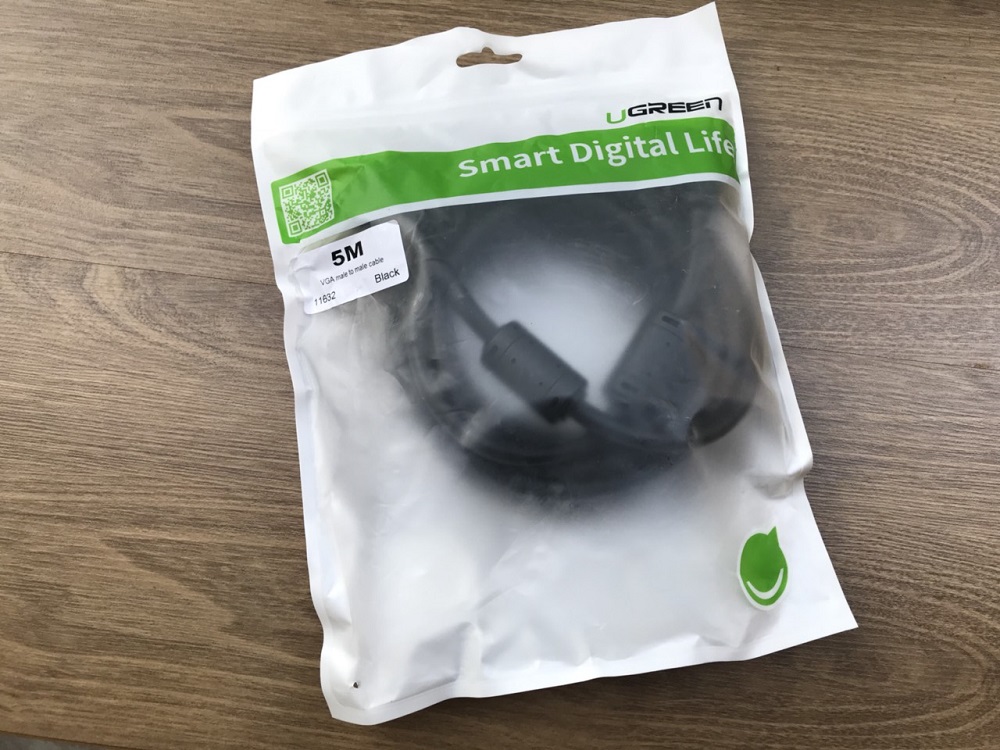 new - Cáp VGA dài 5M chính hãng Ugreen UG-11632