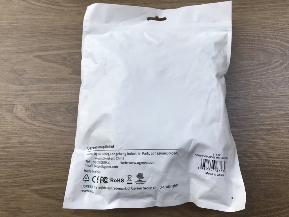 new - Cáp VGA dài 5M chính hãng Ugreen UG-11632