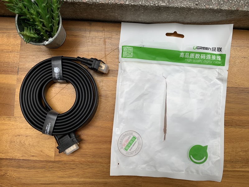 new - CÁP VGA dẹt Ugreen 11666 2M - CAO CẤP | UGREEN 11666 VGA105 2M
