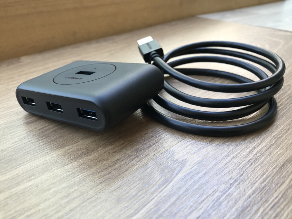 new - Bộ Chia USB 1 Ra 4 Cổng USB Chuẩn 3.0 UGREEN 20291 
