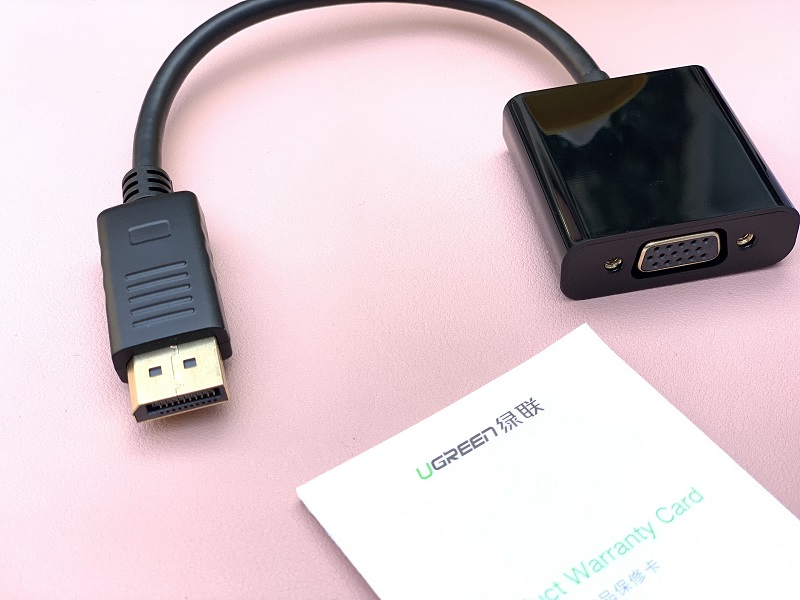 new - Cáp chuyển Displayport to VGA cao cấp Ugreen 20415 - UG20415 DP109