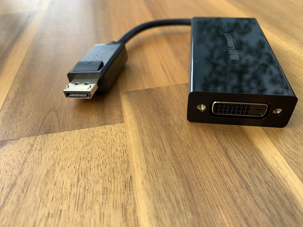 new - Cáp chuyển đổi Displayport to HDMI + VGA + DVI Ugreen 20420