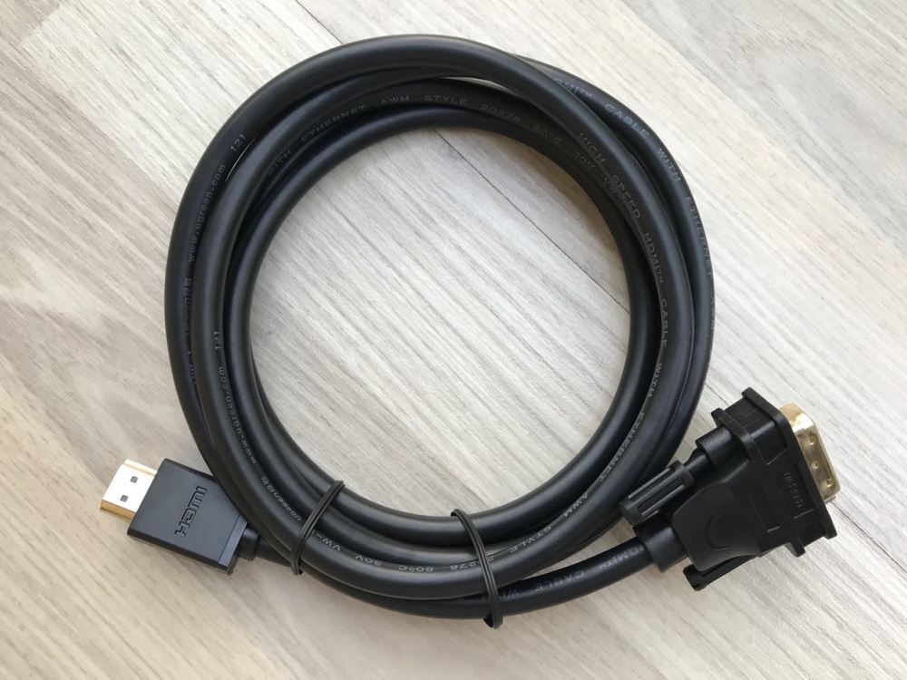new - Cáp chuyển đổi HDMI to DVI 24+1 dài 1m HD106 Ugreen 30116